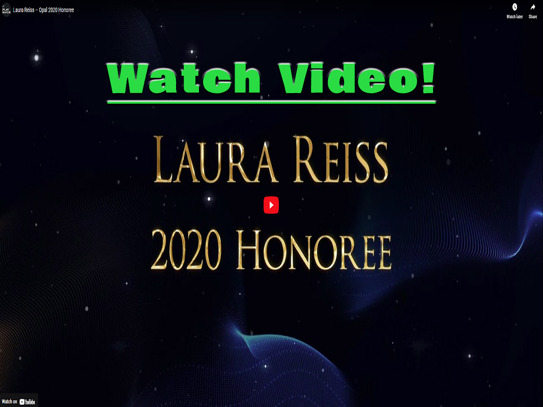 Laura Reiss - 2020 Honoree (Video)